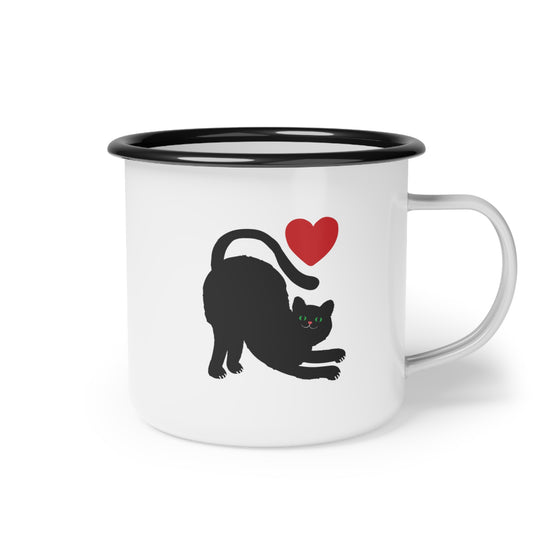 Mug Code Cat/Coffee Lover Best Unique Gift Enamel Camp Cup Novelty Mug For Coffee Espresso Cappuccino Latte Tea 11oz