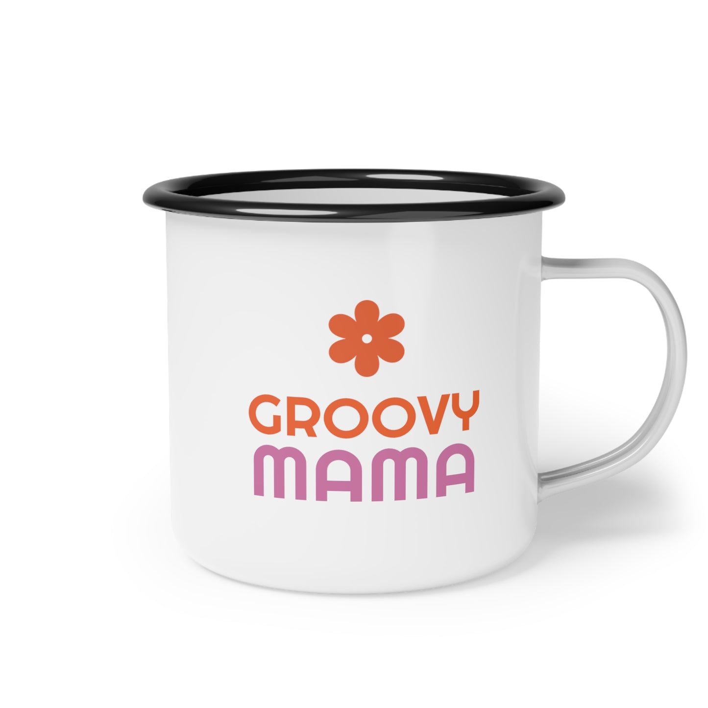 Mug Code Groovy Mama Best Unique Gift Enamel Camp Cup Novelty Mug For Coffee Espresso Cappuccino Latte Tea 11oz