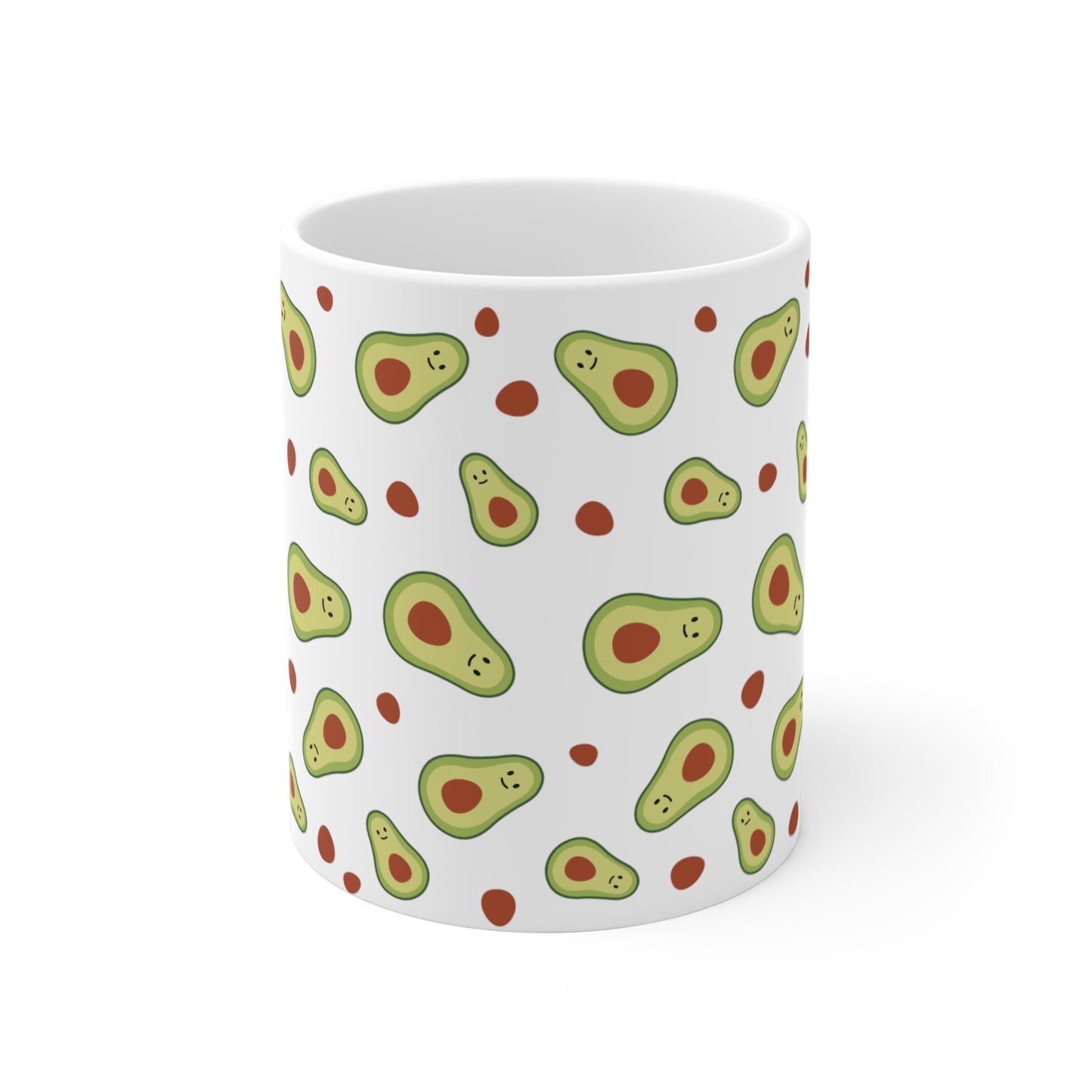 Mug Code Avocado Lover Best Unique Gift White Ceramic Novelty Mug For Coffee Espresso Cappuccino Latte Tea 11oz